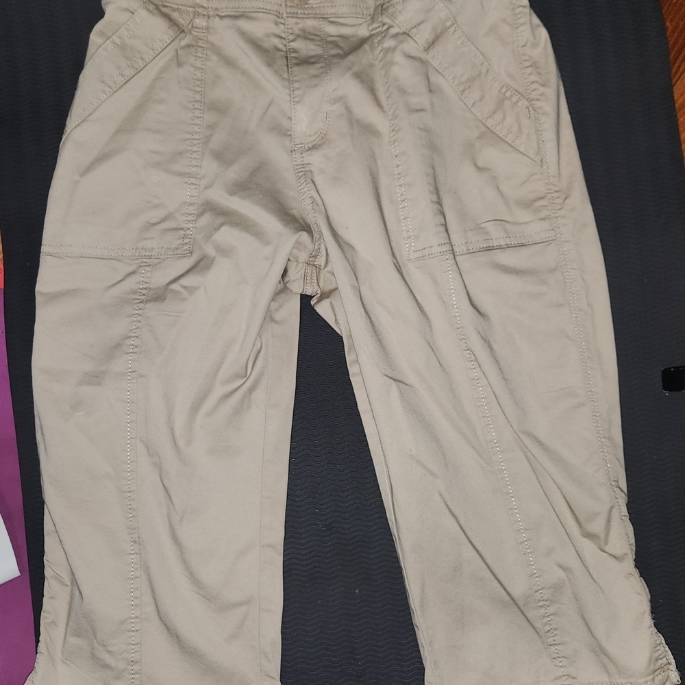 Lee Relaxed Fit Mid Rise Khaki Pants